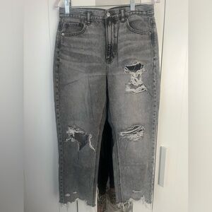 American Eagle Distressed Gray Women's Jeans